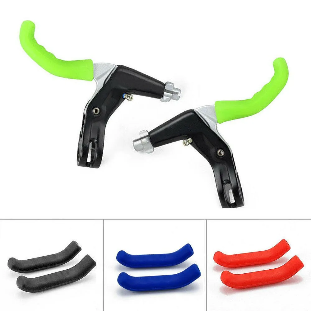 2Pcs Bicycle Lever Cover Bike Brake Lever Grips Protectors Sleeve for MTB Bike Mountain Road Bike