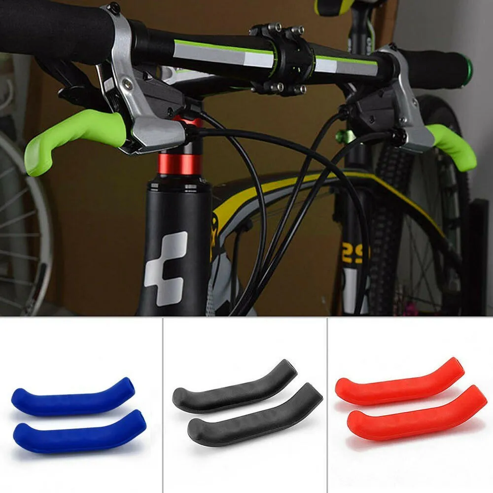 2Pcs Bicycle Lever Cover Bike Brake Lever Grips Protectors Sleeve for MTB Bike Mountain Road Bike