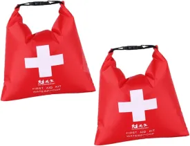 2Pcs Pack Sack for Rafting Kayaking Swimming Durable Floating Storage Bag for Boating Paddling Beach Activities Convenient for First Aid Food and Personal