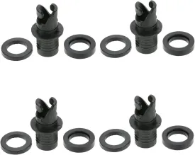 4sets Inflatable Valve Adapters, Paddle Board Pump Adapter, Inflatable Pump Hose Adapter Multifunction Air Pump Accessories Kit for Kayak Inflatable Boat