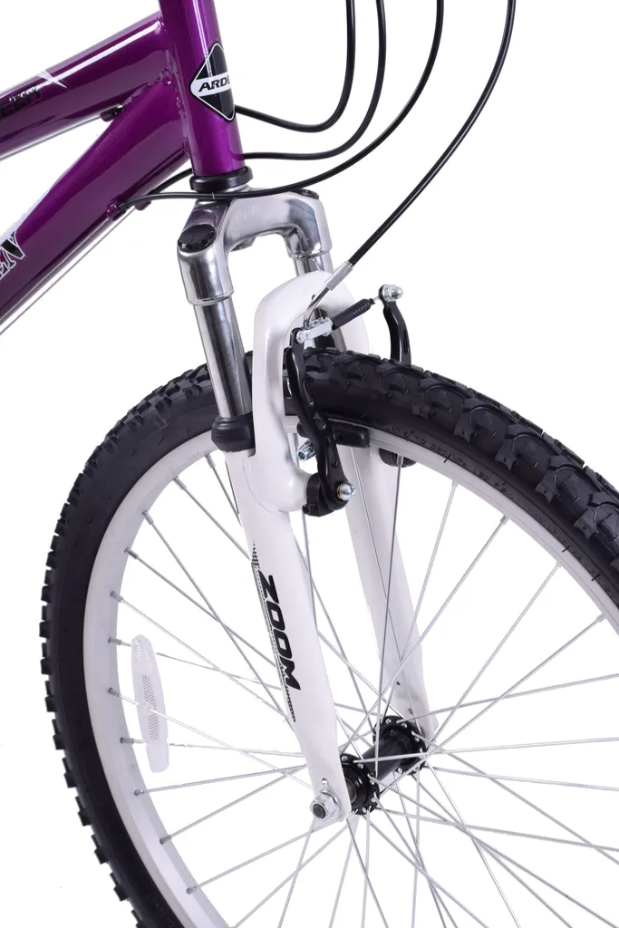 Arden Mountaineer 24" Wheel 8 - 12 Years Girls 13" Frame Purple Mountain Bike