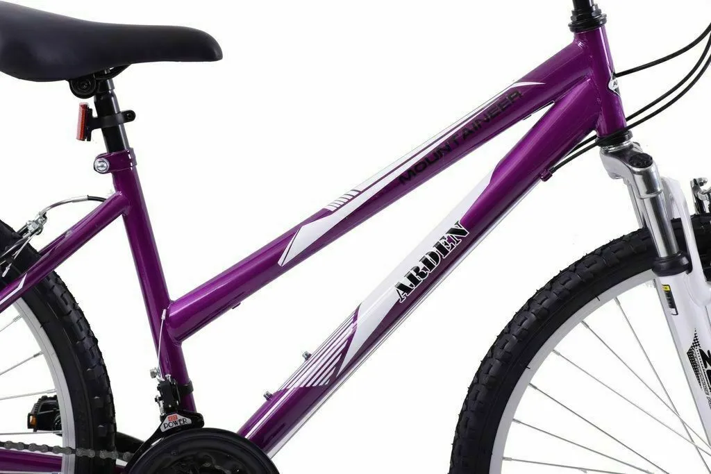 Arden Mountaineer 24" Wheel 8 - 12 Years Girls 13" Frame Purple Mountain Bike