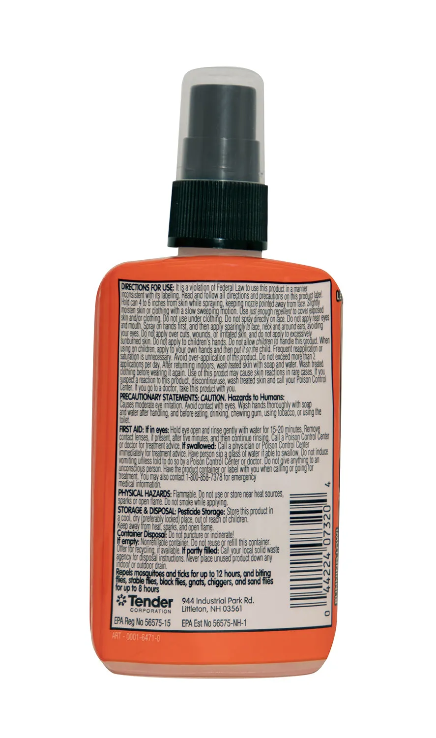 Ben's Tick Repellent With Picaridin - 3.4 Oz.