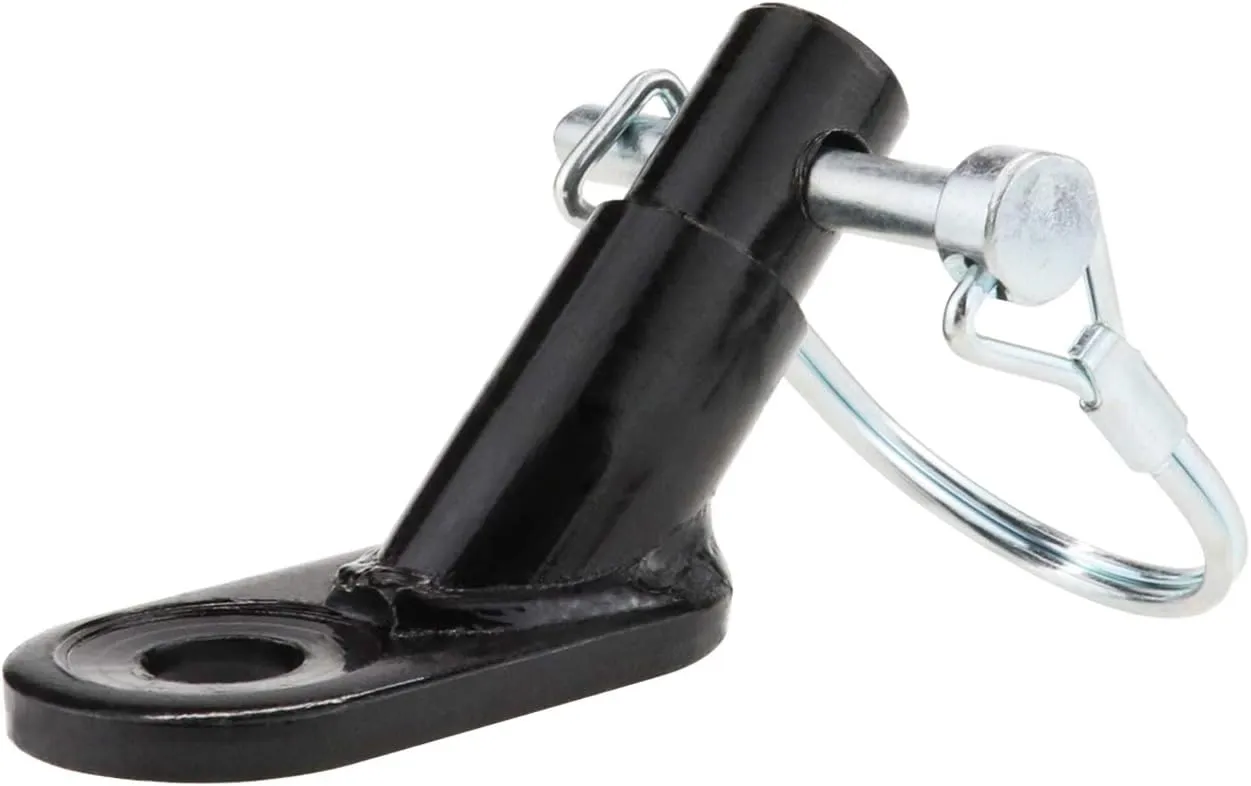 Biange Bike Trailer Hitch Connector, Cycling Adapter Accessories (Black)