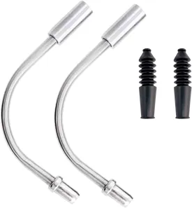 Bike V Brake Noodle Cable Guide Pipe, Bicycle Brake Pipe with Rubber Boots for Mountain Bikes Bicycles