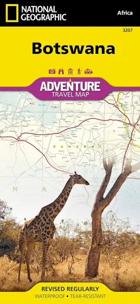Botswana Map (National Geographic Adventure Map, 3207) Map  Folded Map, January 1, 2022