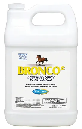 Bronco E Equine Fly Spray Plus Citronella Scent