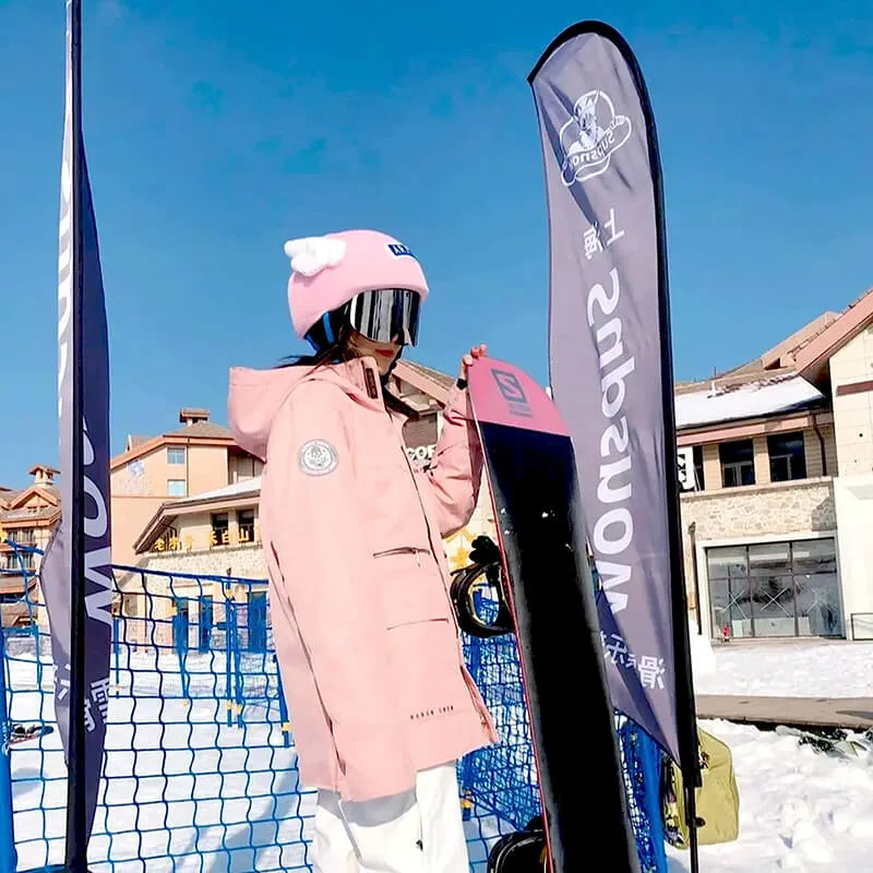 Cartoon Skiing Helmet Cover