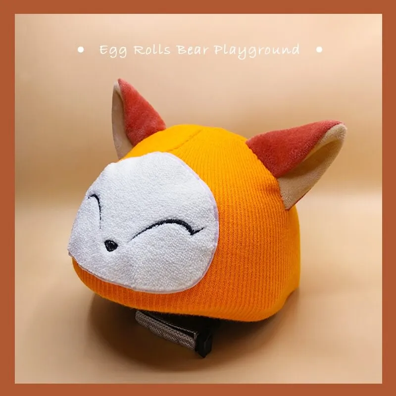 Cartoon Skiing Helmet Cover