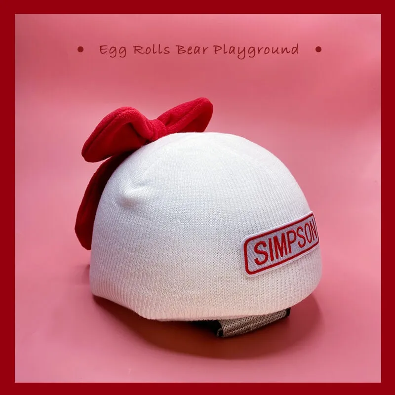 Cartoon Skiing Helmet Cover