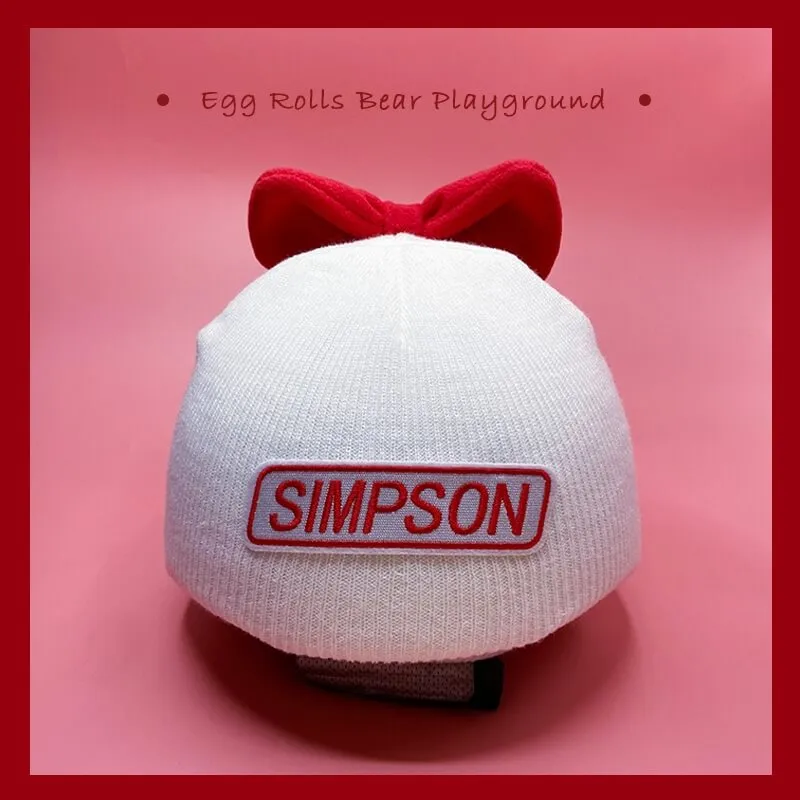 Cartoon Skiing Helmet Cover