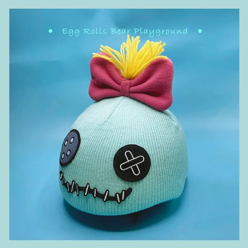 Cartoon Skiing Helmet Cover