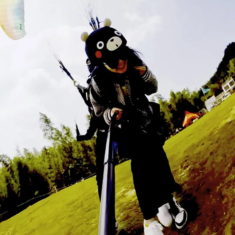 Cartoon Skiing Helmet Cover