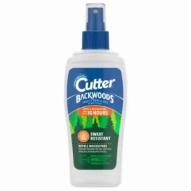 Cutter HG-96284 6 oz Bottle of Pump Spray Backwoods Insect Repellent - Quantity of 8