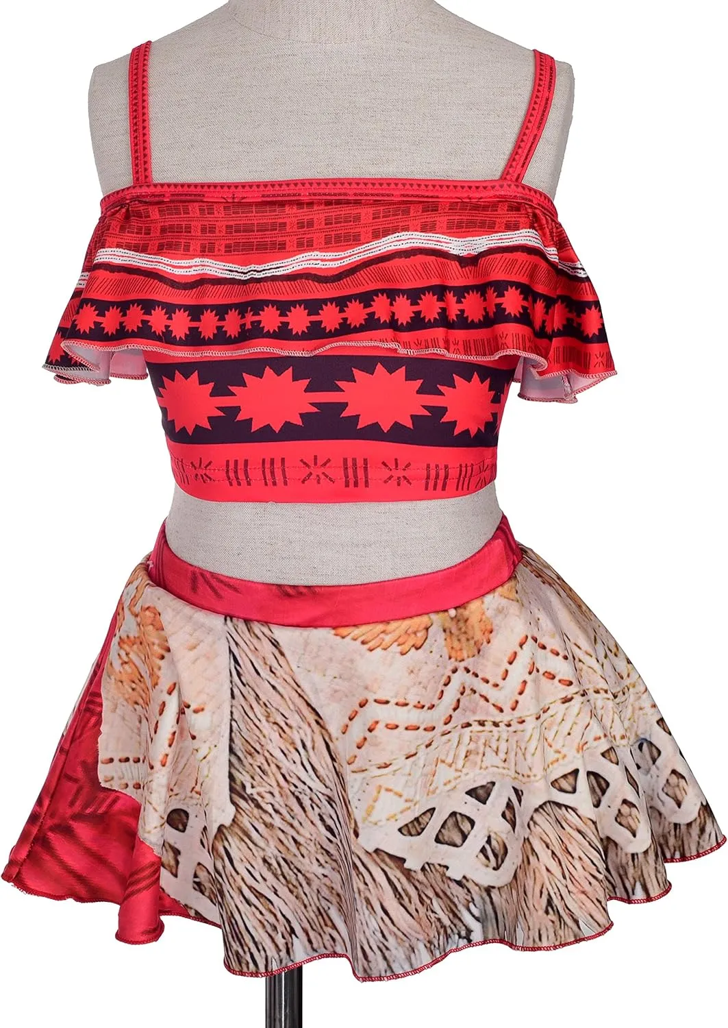 Dressy Daisy Girls Princess Swimwear Adventure Bathing Suit Tankini Swimsuit 2 Pieces with Accessories