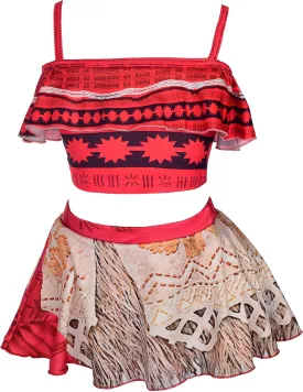 Dressy Daisy Girls Princess Swimwear Adventure Bathing Suit Tankini Swimsuit 2 Pieces with Accessories