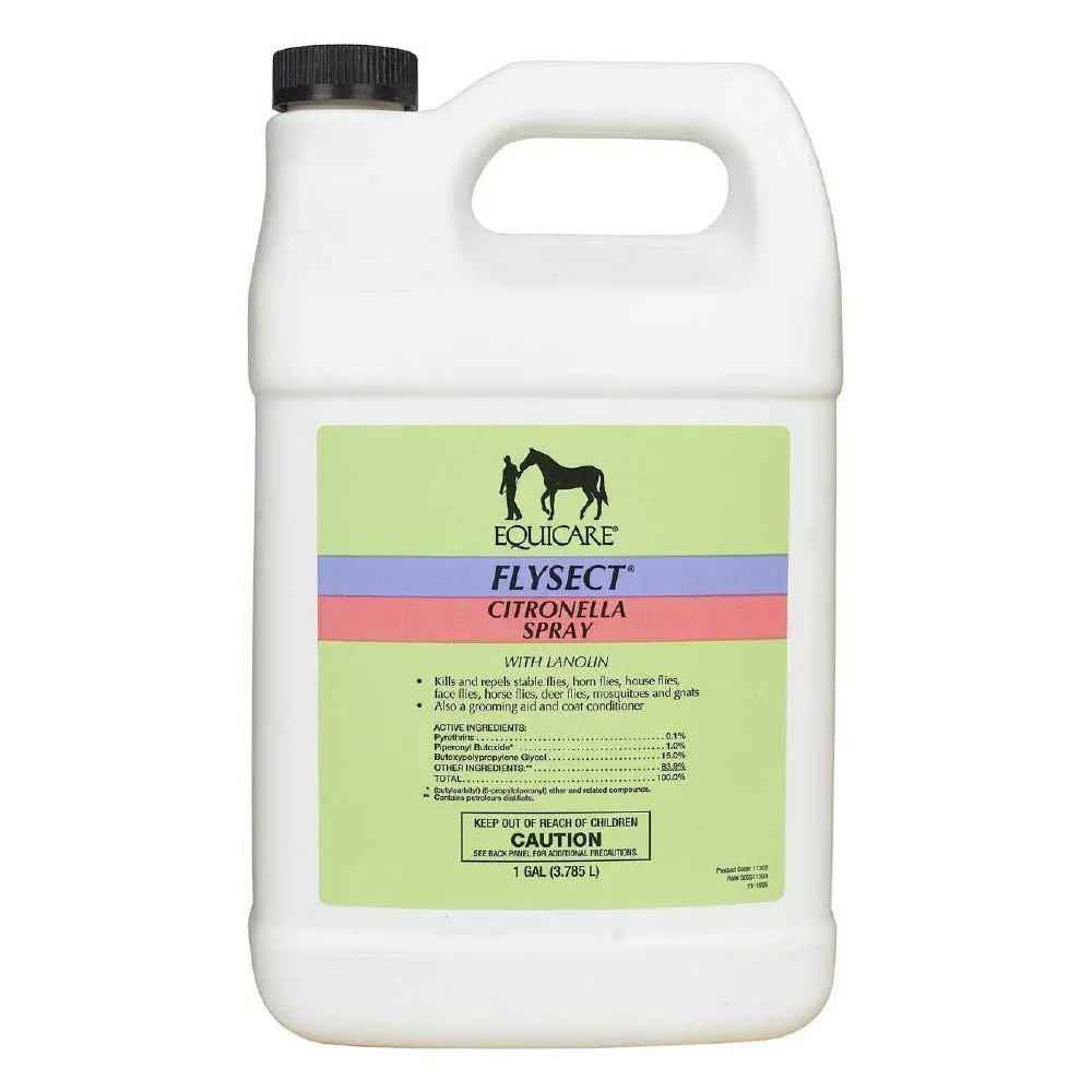 Equicare Flysect Citronella Repellent with Lanolin - 1 Gallon