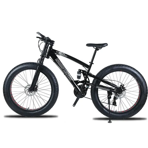 Fat Bike Speed Change Cross-country Mountain Bike, 4.0 Super Wide Tires, Snow Sand Bicycle, Male And Female Student Bicycle
