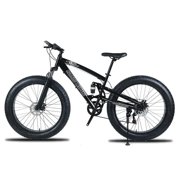 Fat Bike Speed Change Cross-country Mountain Bike, 4.0 Super Wide Tires, Snow Sand Bicycle, Male And Female Student Bicycle