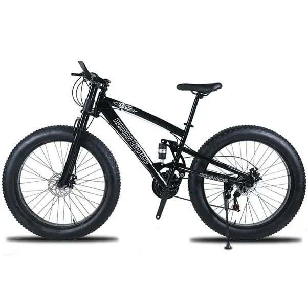 Fat Bike Speed Change Cross-country Mountain Bike, 4.0 Super Wide Tires, Snow Sand Bicycle, Male And Female Student Bicycle