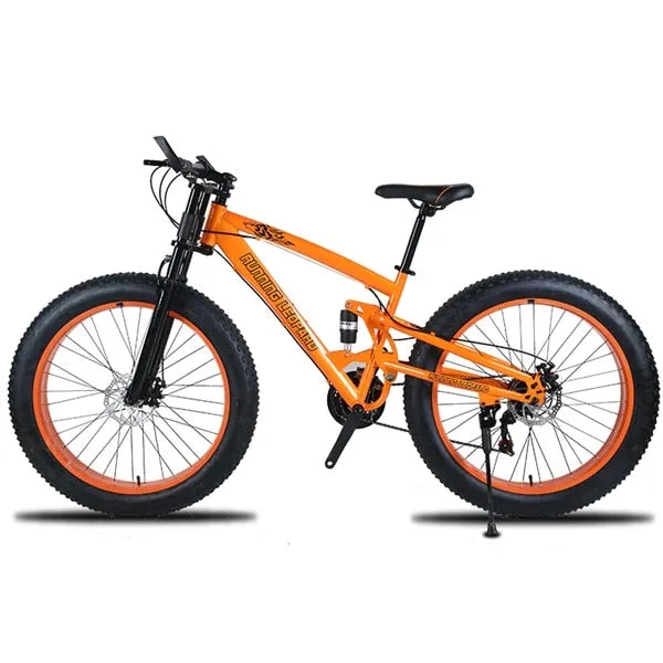 Fat Bike Speed Change Cross-country Mountain Bike, 4.0 Super Wide Tires, Snow Sand Bicycle, Male And Female Student Bicycle