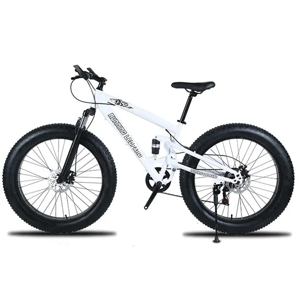 Fat Bike Speed Change Cross-country Mountain Bike, 4.0 Super Wide Tires, Snow Sand Bicycle, Male And Female Student Bicycle