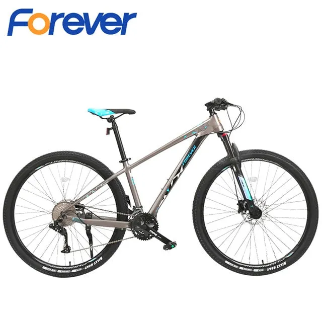 FOREVER 26/29 Inch Spoke Wheel Adult Mountain Bike MTB 33Speed Variable Speed Sports Cycling Aluminum Alloy Frame Road Bicycle