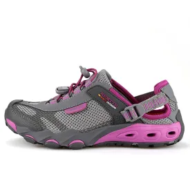 Gray Pink Hiking River Shoes - Women's