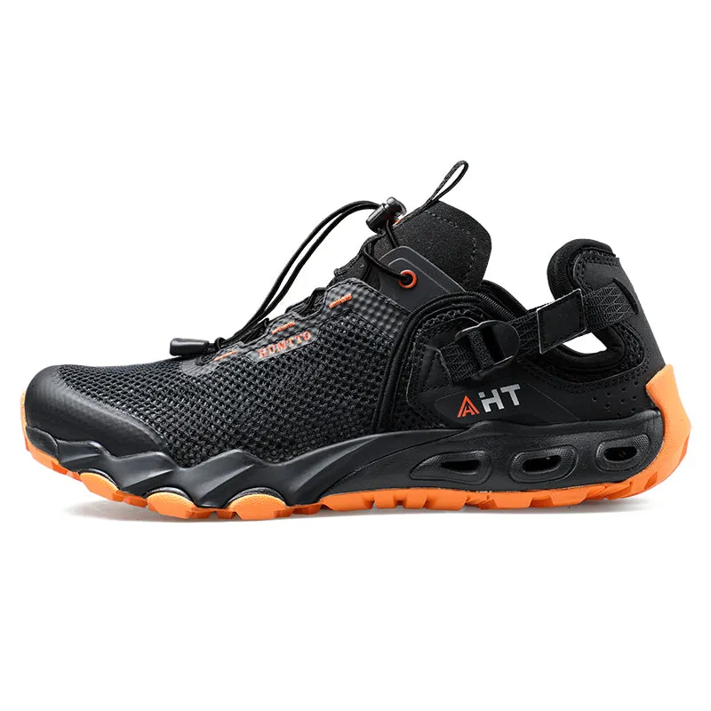 Gray Teal Hiking River Shoes - Men's