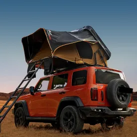 Hard Shell Rooftop Tent for 2-3 People, Quick Setup, All-Season Overland Camping Tent for SUV, Jeep, Van, and Pickup Truck