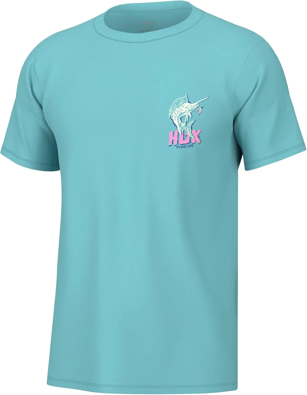 HUK Men's Fishing Graphic Tee, Performance Short Sleeve, Quick-Dry