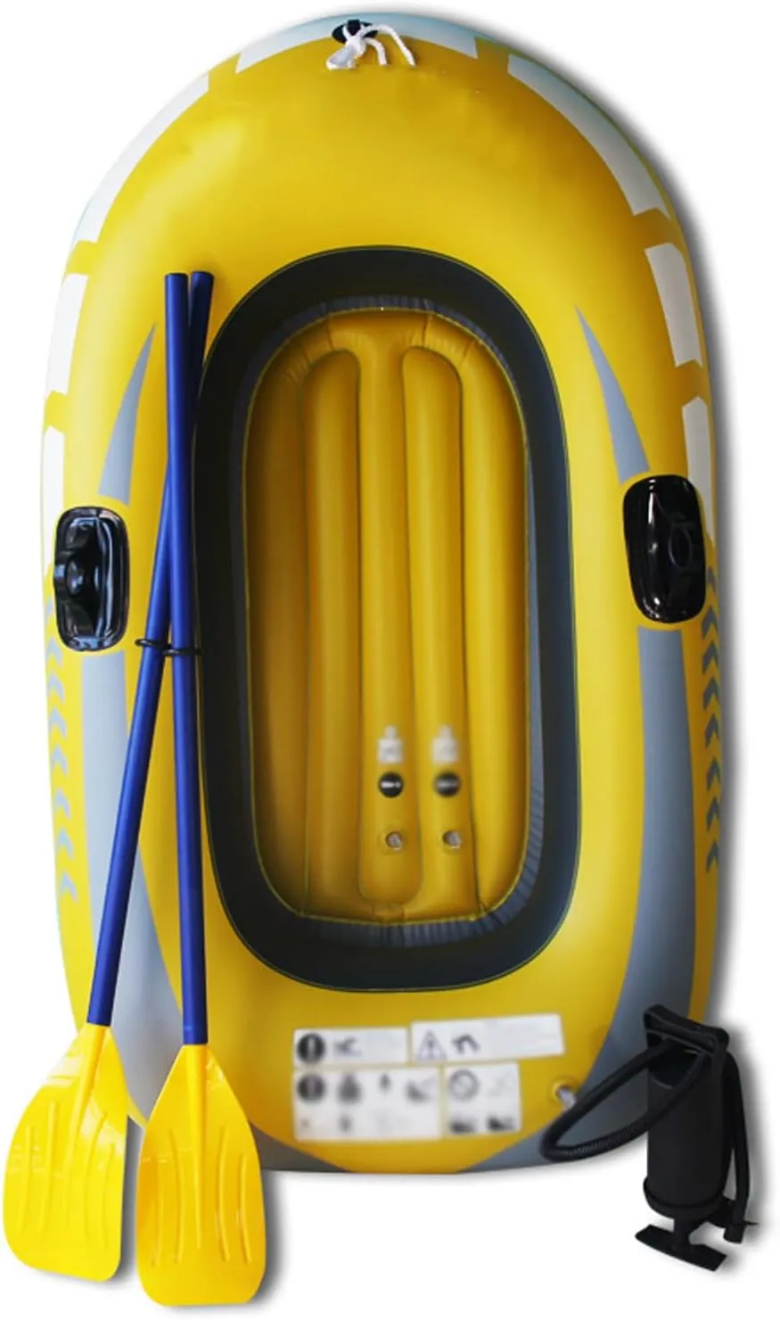 Inflatable Kayak for 1/3 Persons, Foldable Kayak, Inflatable Boat for Adults Heavy Duty, PVC Water Leisure Inflatable Boat