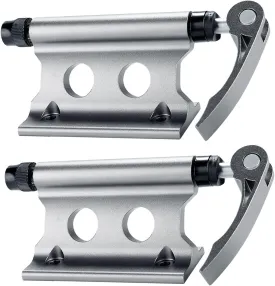 JOJOCY 2PCS Bike Rack Carrier Fork Mount, Universal Alloy Bike Block Fork Lock Mount,Securely Holds All Bicycles & Fits Any Flat Surface for Safe Transportation - Heavy Mountain Bikes, Road Bicycles