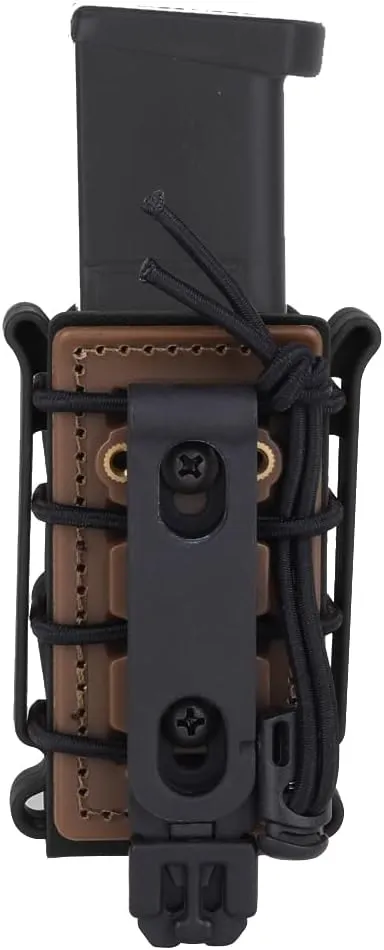 KRYDEX 9mm Pistol Mag Pouch Softshell Magazine Pouch Tactical Magazine Holder Short