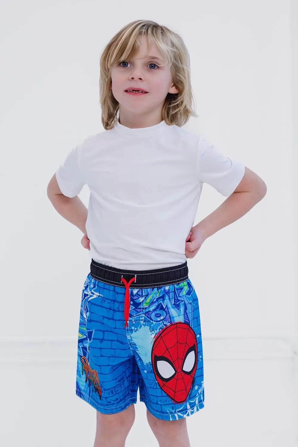Marvel UPF 50  Swim Trunks Bathing Suit Toddler to Big Kid Sizes (2T - 18-20)