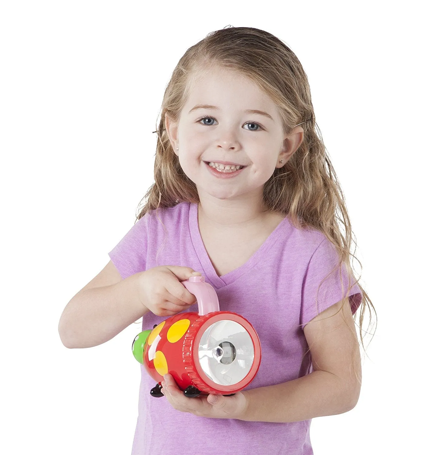 Melissa and Doug - Sunny Patch Mollie Ladybug Flashlight With Easy-Grip Handle 000772061148