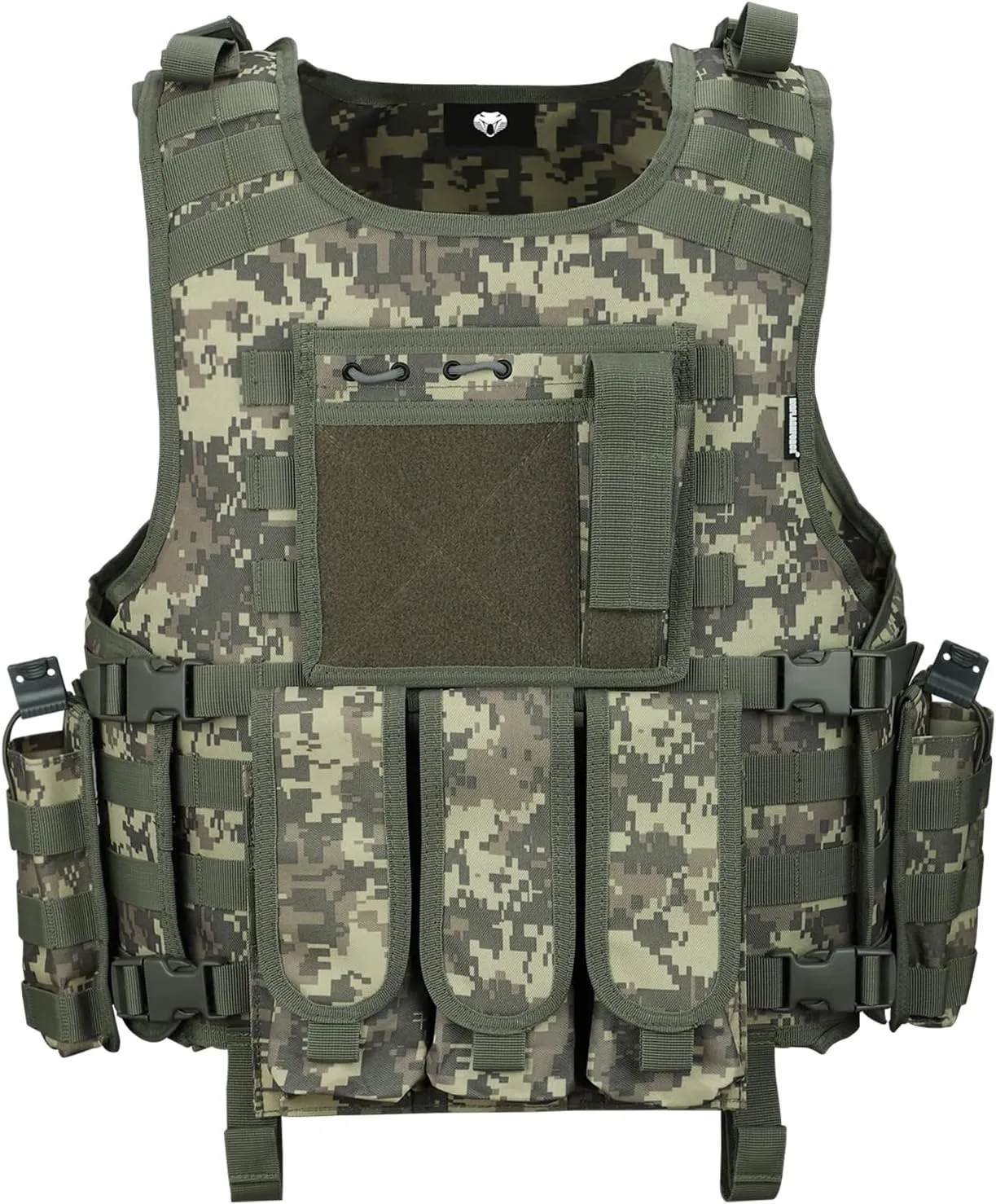 MGFLASHFORCE Tactical Airsoft Vest Adjustable Modular Paintball Vest
