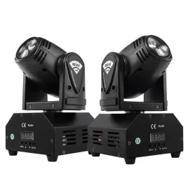 Mini LED 10W Spot Beam Moving Head Light Lyre DMX512 Stage Light Stroboscope For Home Entertainment Professional Stage