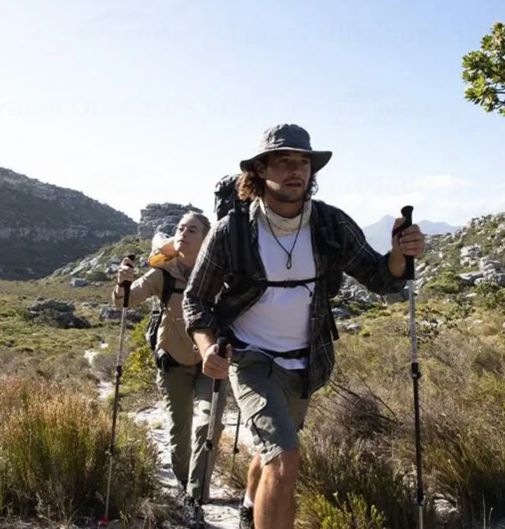 Naturehike Carbon And Aluminium Trekking Pole - Starrynight Sky Black