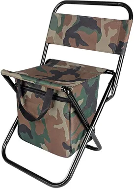 New Camping Cooler Chair Outing Fishing Chair with Cooler Bag Pack