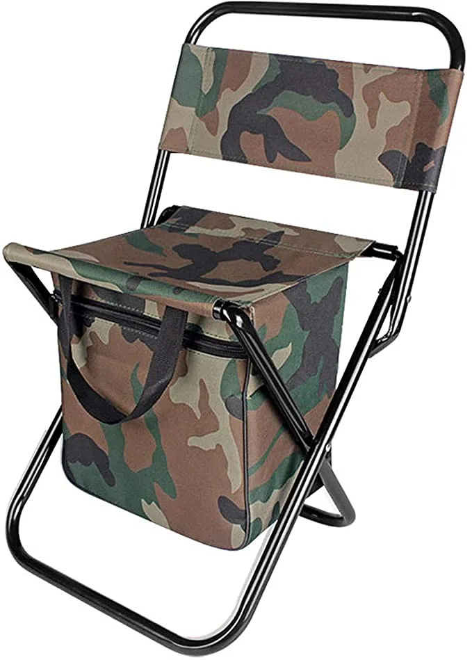 New Camping Cooler Chair Outing Fishing Chair with Cooler Bag Pack