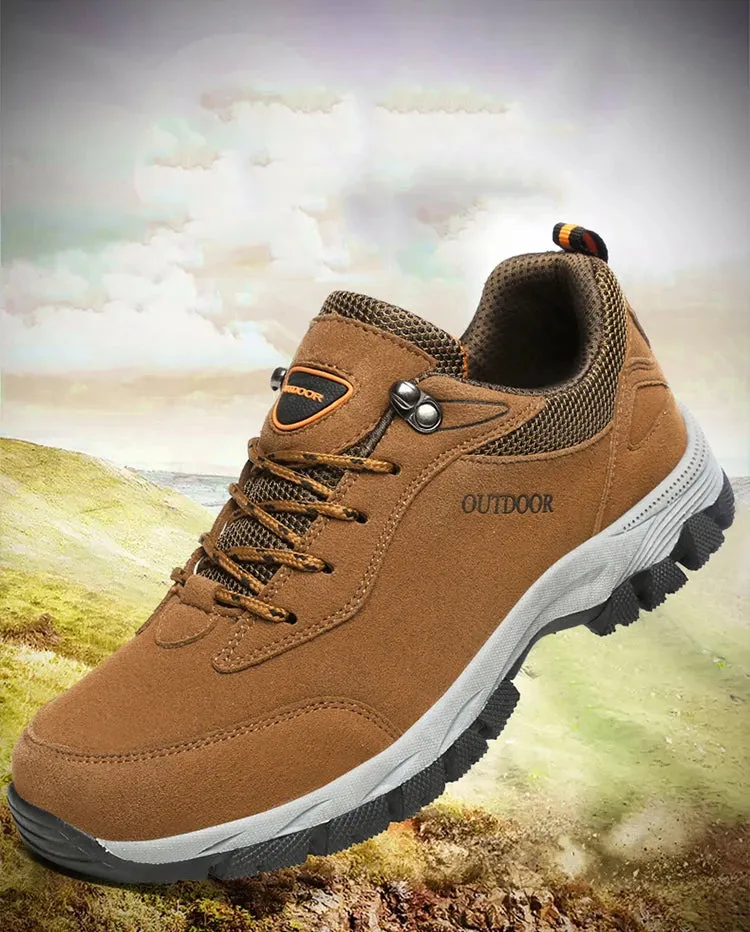 New Original Men's Outdoor Suede Leather Hiking Shoes Travel Hiking Shoes Hunting Shoes Hiking Trail Jogging Shoes Large Size 49