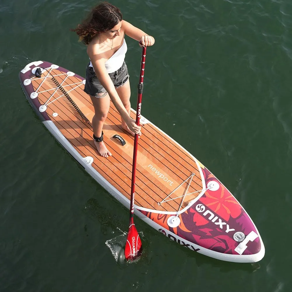 NIXY G5 Newport 106 x 32" Inflatable Paddle Board | High-Performance, Durable, and Lightweight SUP for All Skill Levels | Welded Seams | 300 lbs. Capacity