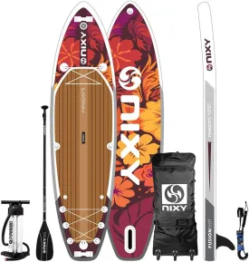 NIXY G5 Newport 106 x 32" Inflatable Paddle Board | High-Performance, Durable, and Lightweight SUP for All Skill Levels | Welded Seams | 300 lbs. Capacity