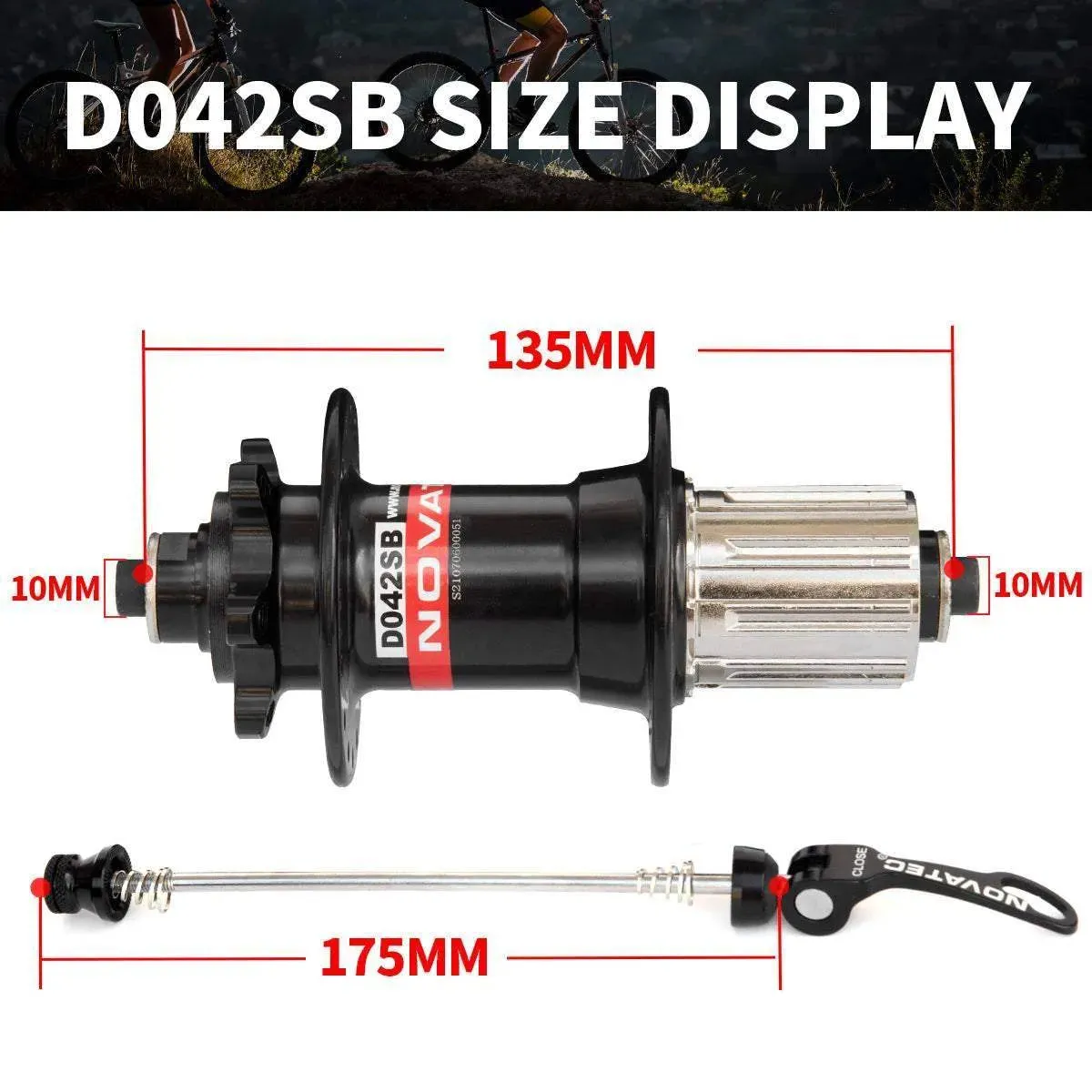 Novatec Mountain Bike Hubs 32-hole Compatible With 8/9/10/11 Speed