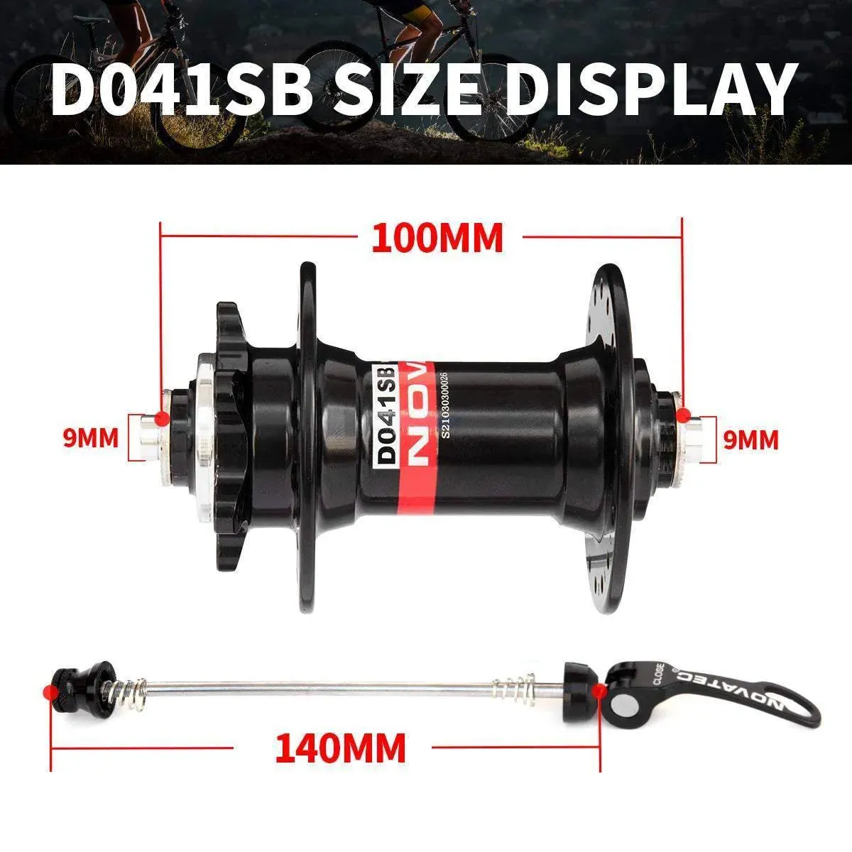 Novatec Mountain Bike Hubs 32-hole Compatible With 8/9/10/11 Speed