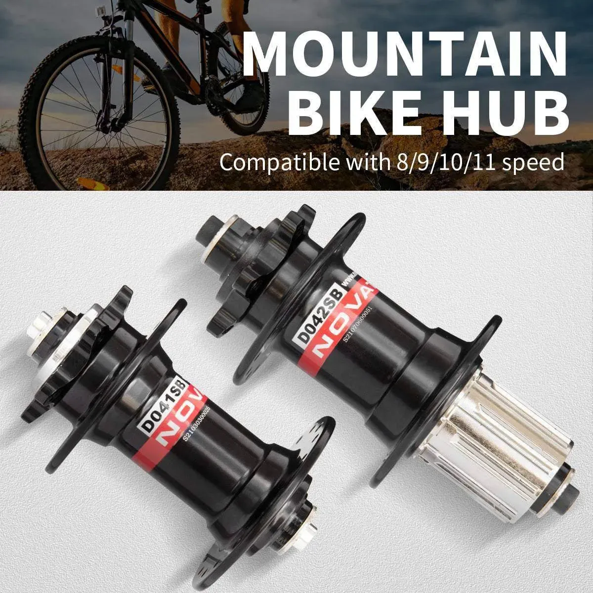 Novatec Mountain Bike Hubs 32-hole Compatible With 8/9/10/11 Speed