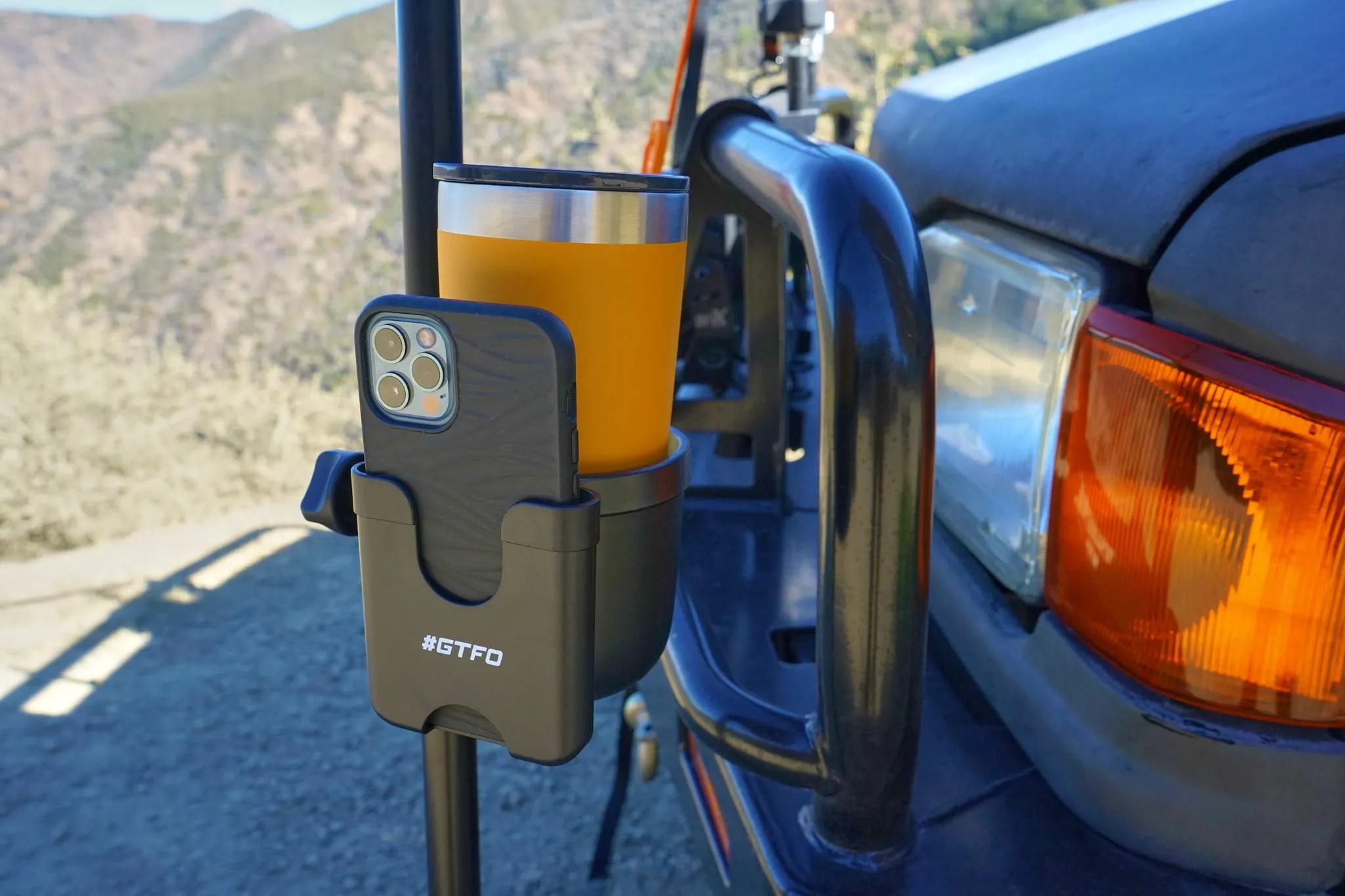 Phone and Cup Holder