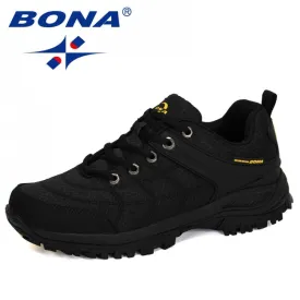Popular Hiking Shoes Man Nubuck Leather Mesh Outdoor Sport Shoes