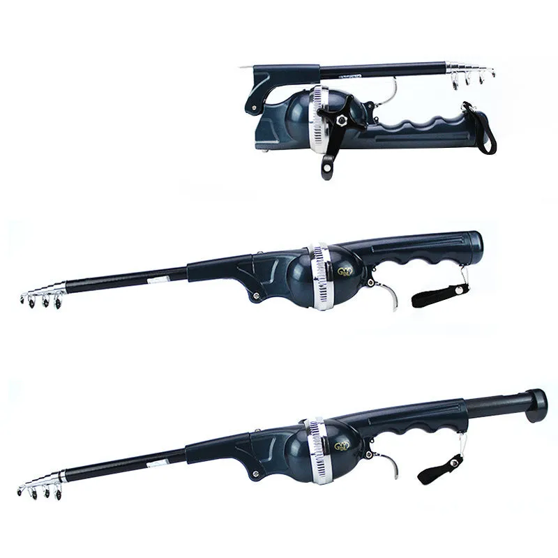 “Portable Foldable Fishing Rod – Pocket-Sized Telescopic Casting Rod”